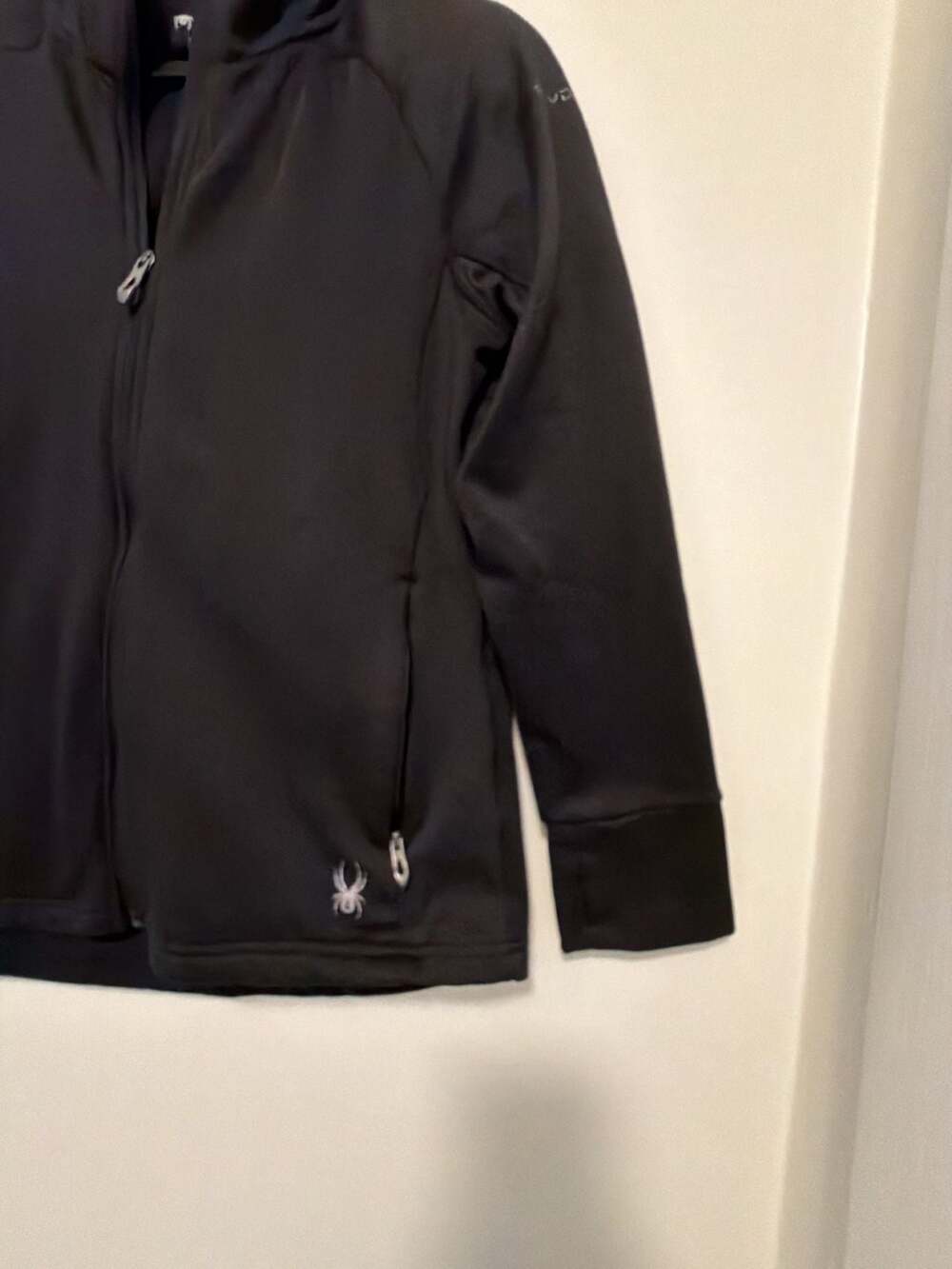 Spyder Full-Zip Hooded Fleece Jacket Women's Large - Picture 2 of 6